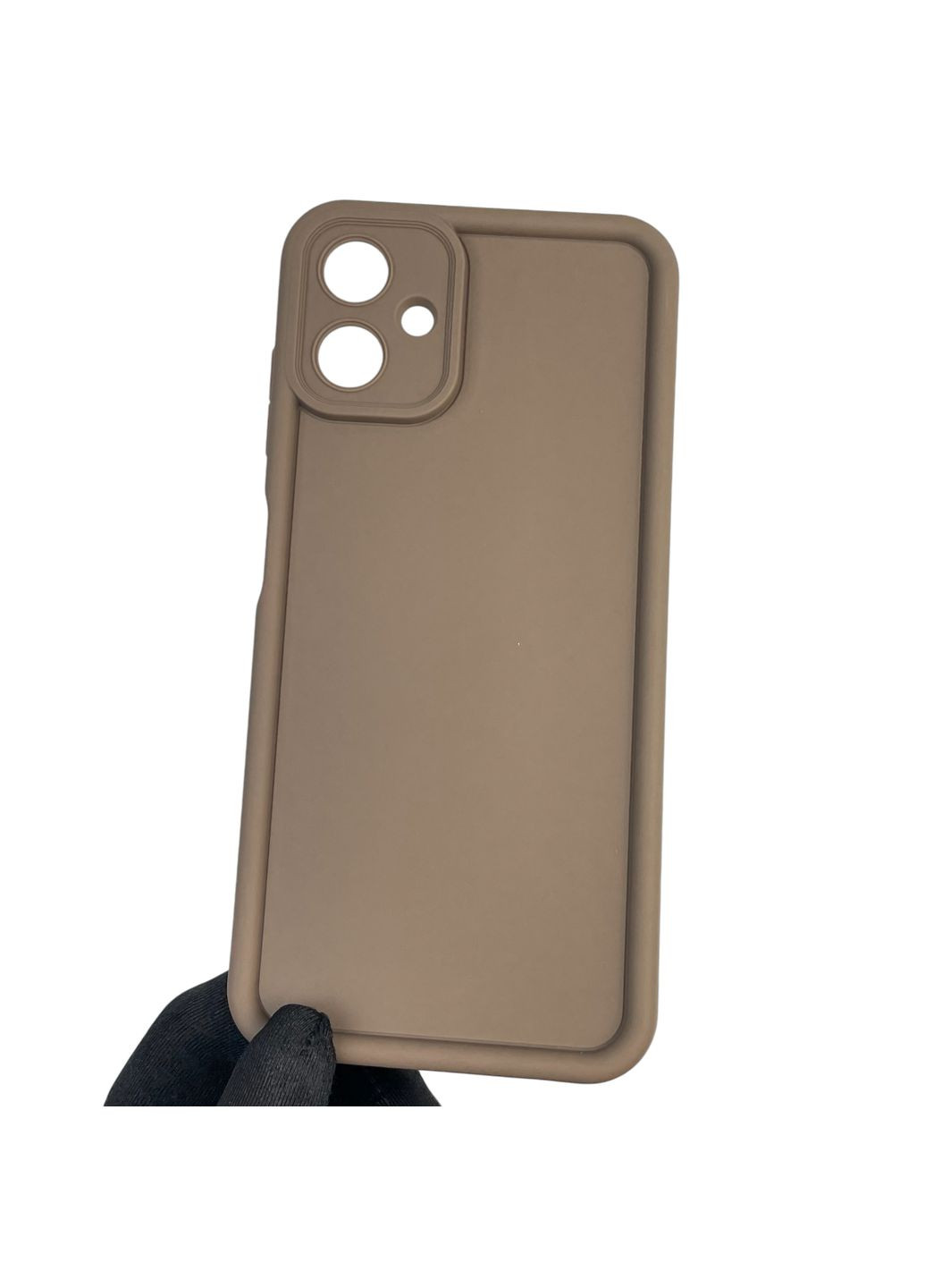Чохол силіконовий Soft Touch для Galaxy A06 (SM-A065) коричневий (Повний захист камери) Samsung (366388379)