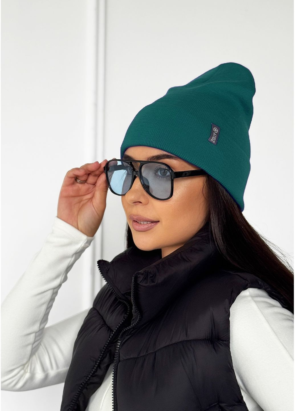 Модная двойная женская шапка INNOE Шапка (369531077)