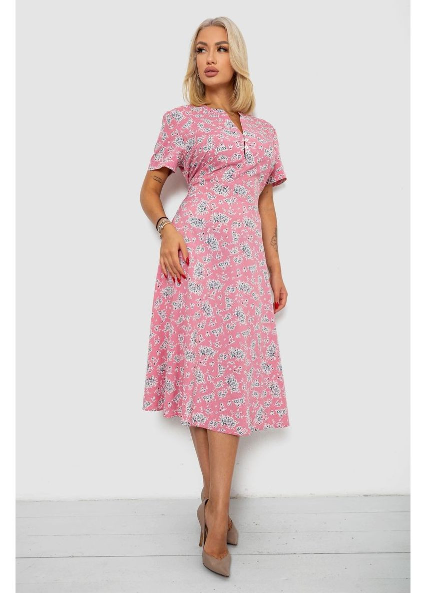 Рожева сукня софт з принтом Sport Line