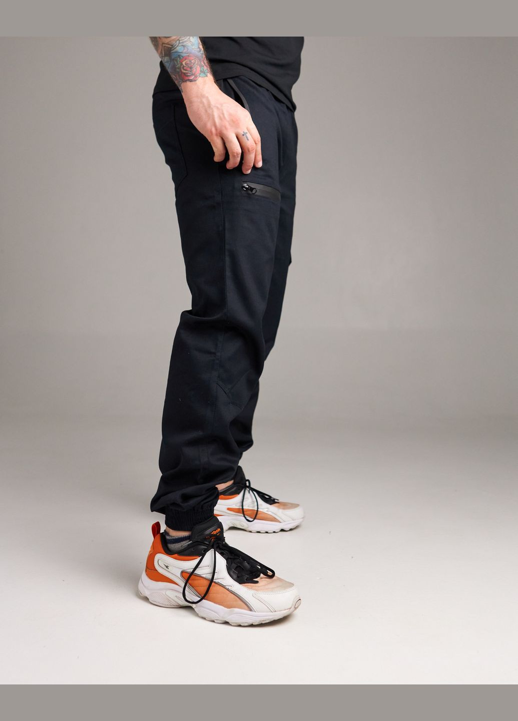 Синие спортивные, повседневный, кэжуал демисезонные брюки Intruder