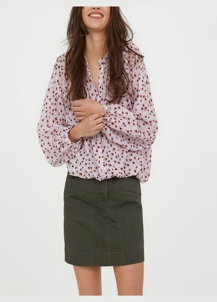 Світло-рожева блуза вільного крою H&M