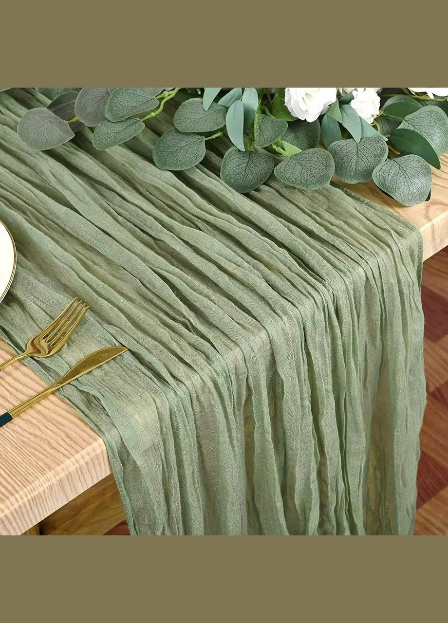 Дорожка ранер Leeseph 90х300 см зелена Malva (300860412)