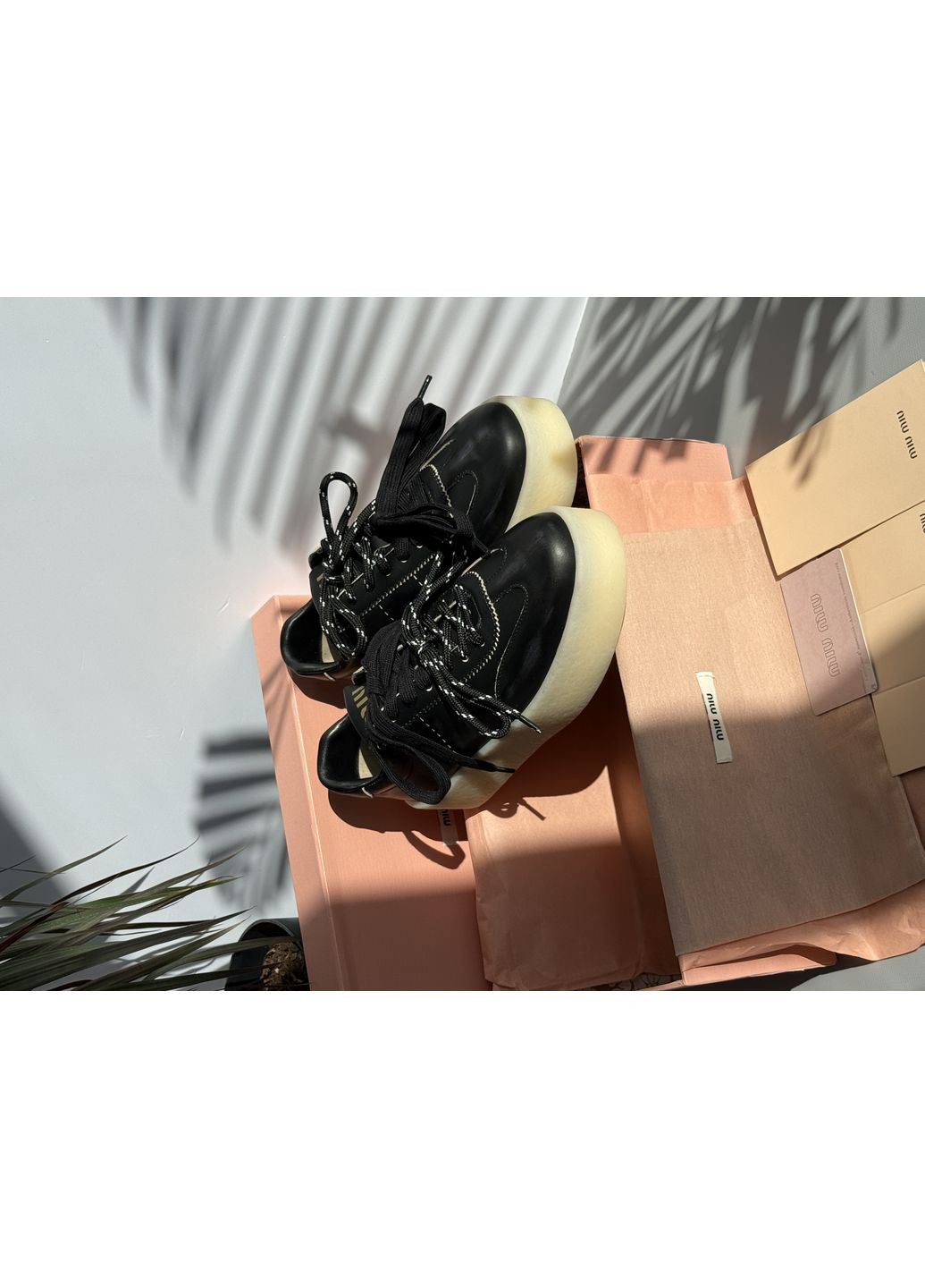 Кросівки жіночі Miu Miu Black| Міу Міу чорні No Brand чорні демісезони (365963542)