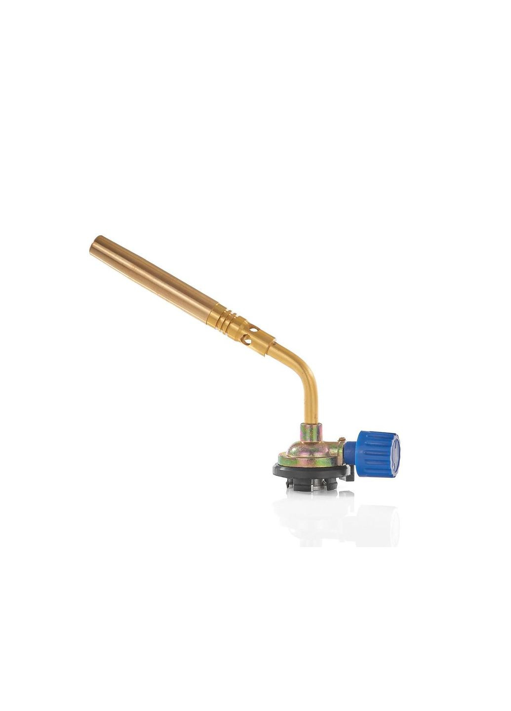 Газовая горелка на цанговом картидже 220г с латунной насадкой. Geko (323226639)