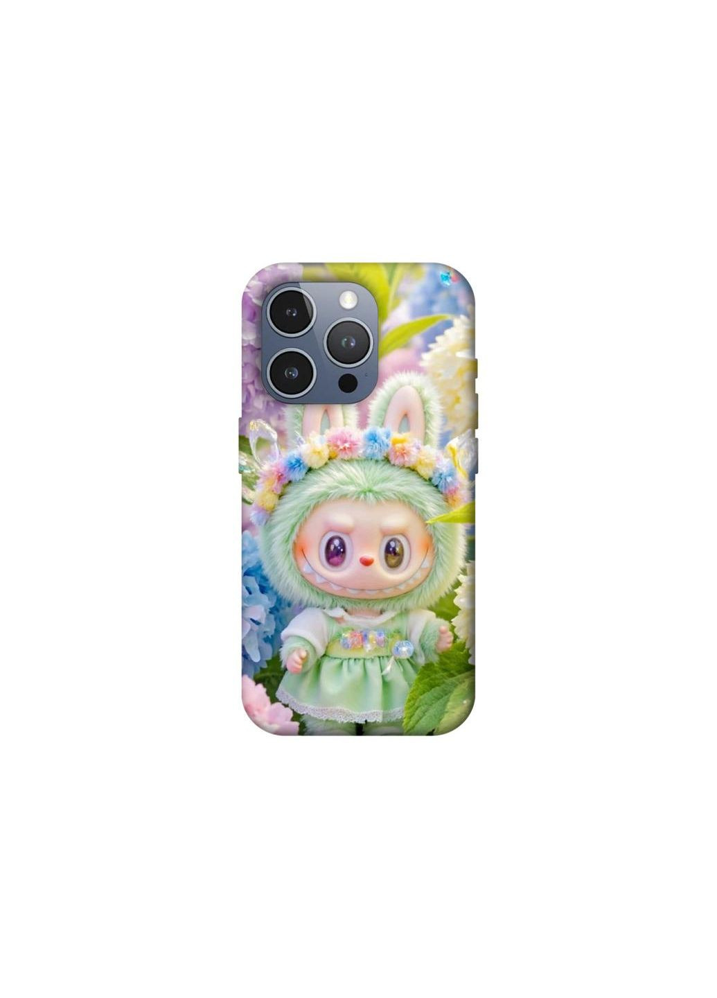 Чехол на Apple iPhone 16 Pro Max Labubu & Flowers ver.2 Frontalka (354665394)
