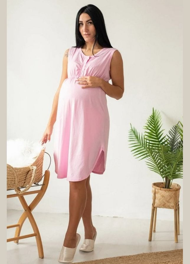 Ночная рубашка для кормления Розовая Mommy Bag (277372080)