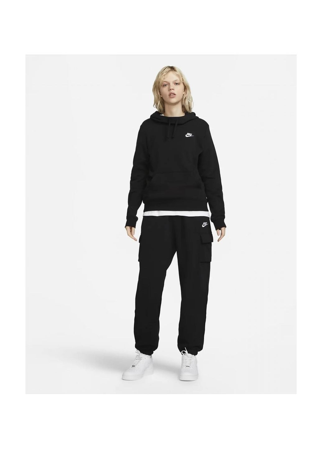Кофта жіночі Sportswear Club (DQ5415-010) Nike (370780608)