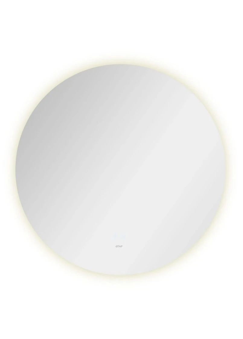 Дзеркало Taurus (TA1) кругле з LED-підсвіткою Touch, антизапотіванням QTTAUR100049004 Qtap SD00055128 (385681876)