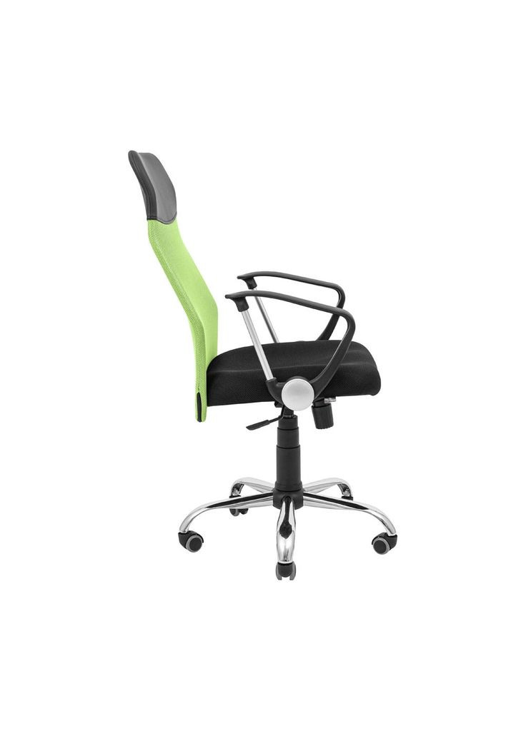 Офісне крісло Ультра Ю Хром M-1 Сітка чорна + зелена (m438508) Richman Ультра Ю Хром M-1 (Tilt) Сітка чорна + зелена (366563845)
