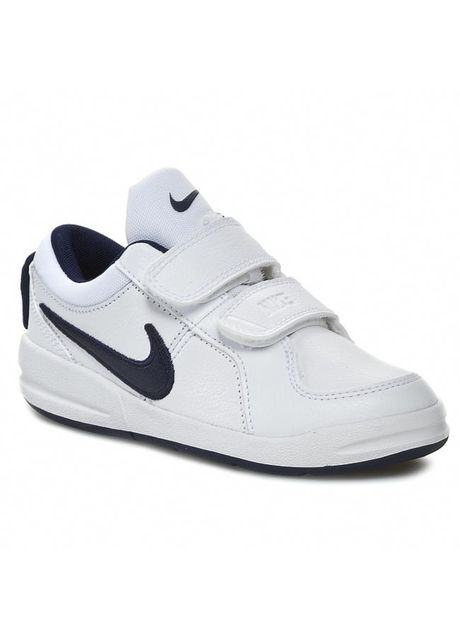 Білі всесезон кросівки kids pico 4 white/navy р.12.5//20см Nike
