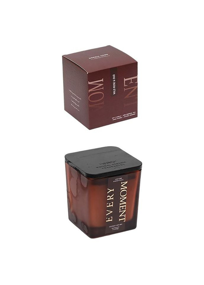 Ароматическая свеча "Love home" AXW2027 3(Wild Rose) в стеклянном стакане с крышечкой Bambi (364129596)