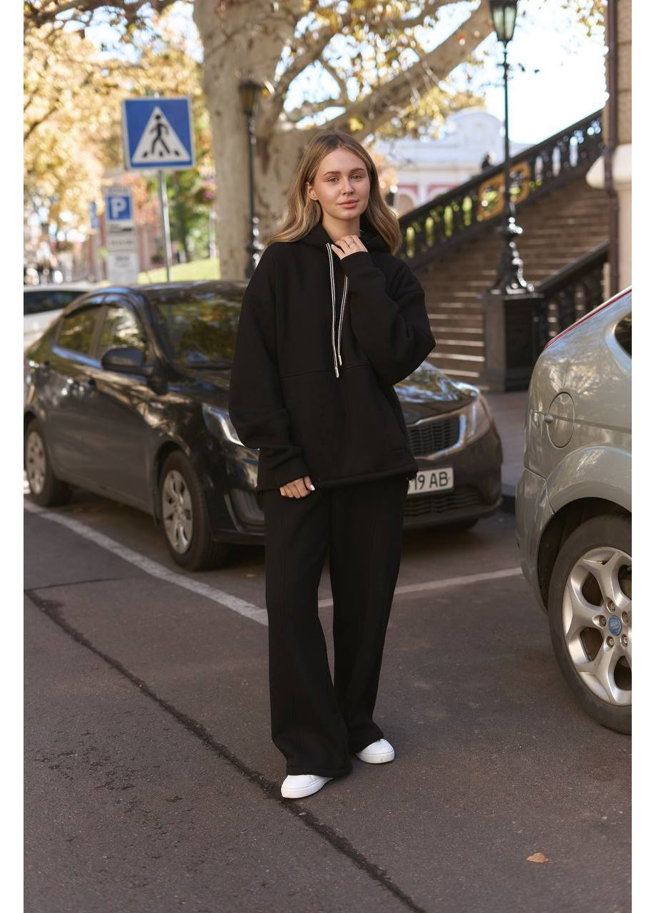 Женский костюм худые с джогерами из турецкой тринитки на флисе ❄️❄️❄️ Україна (367049352)
