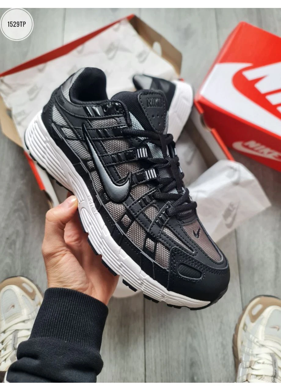 Серые демисезонные кроссовки мужские nike p-6000 anthracite smoke grey найк п-6000 серые No Brand