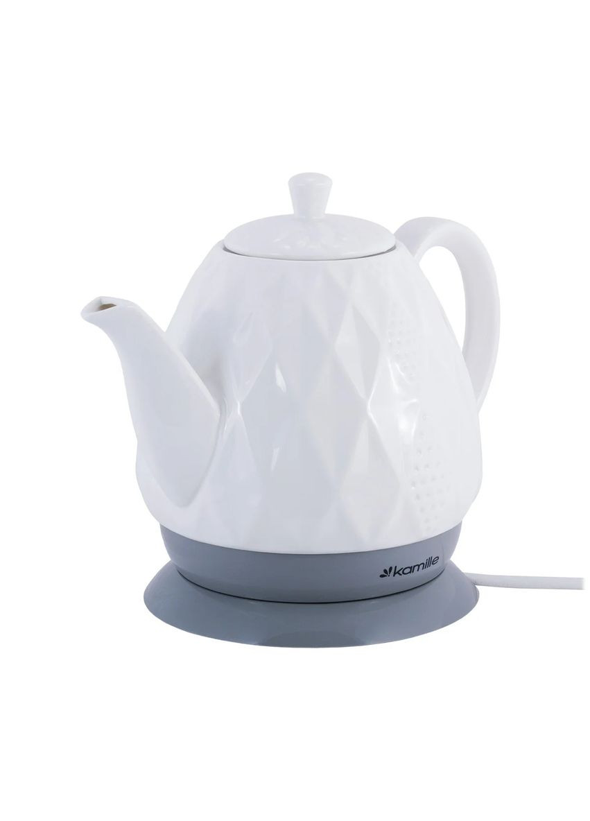Чайник электрический (1200 Вт, Польша) керамический 1.5л КМ-1727 Kamille (346600496)