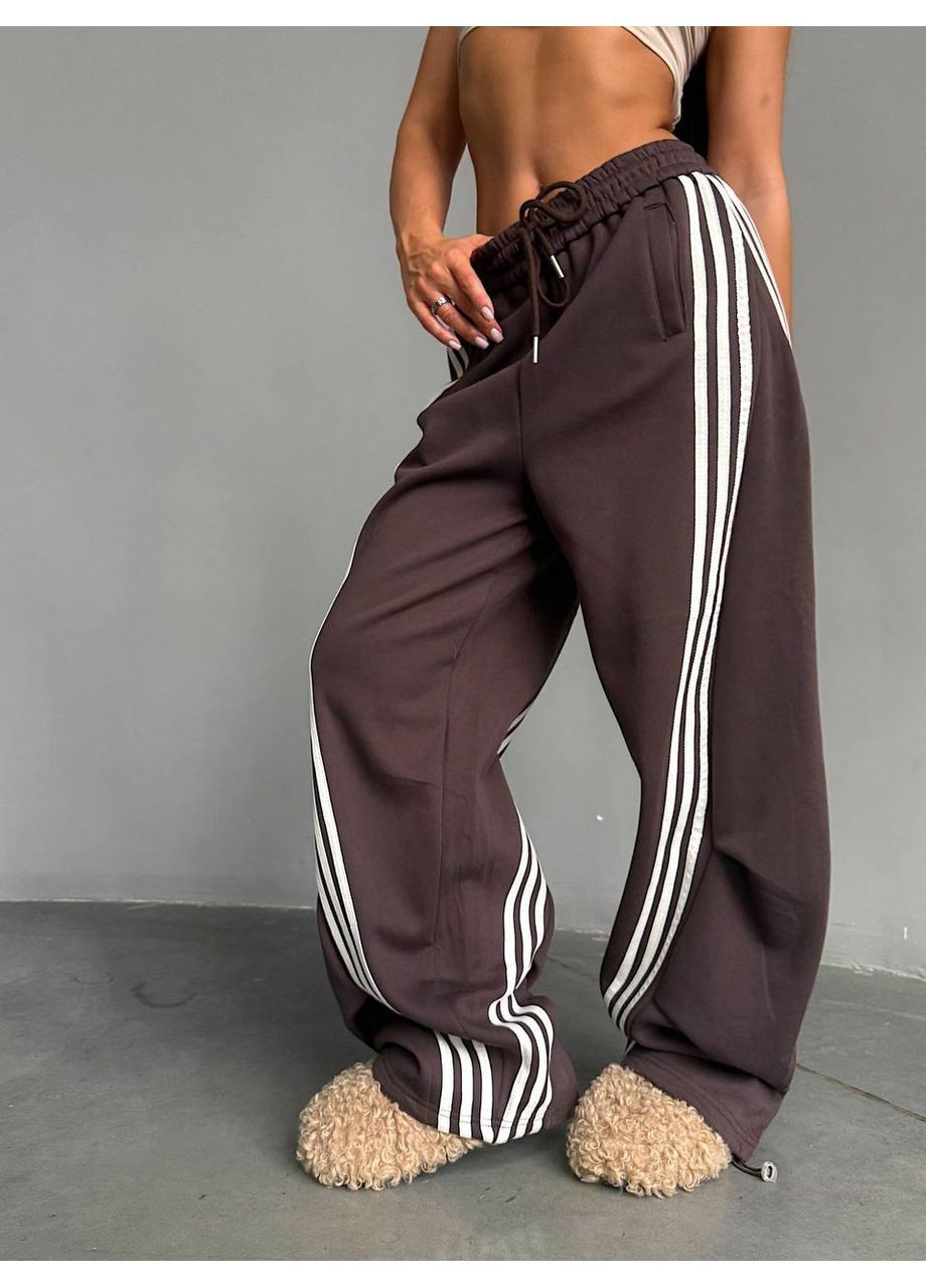 Стильные женские брюки с лампасами. No Brand (370032421)