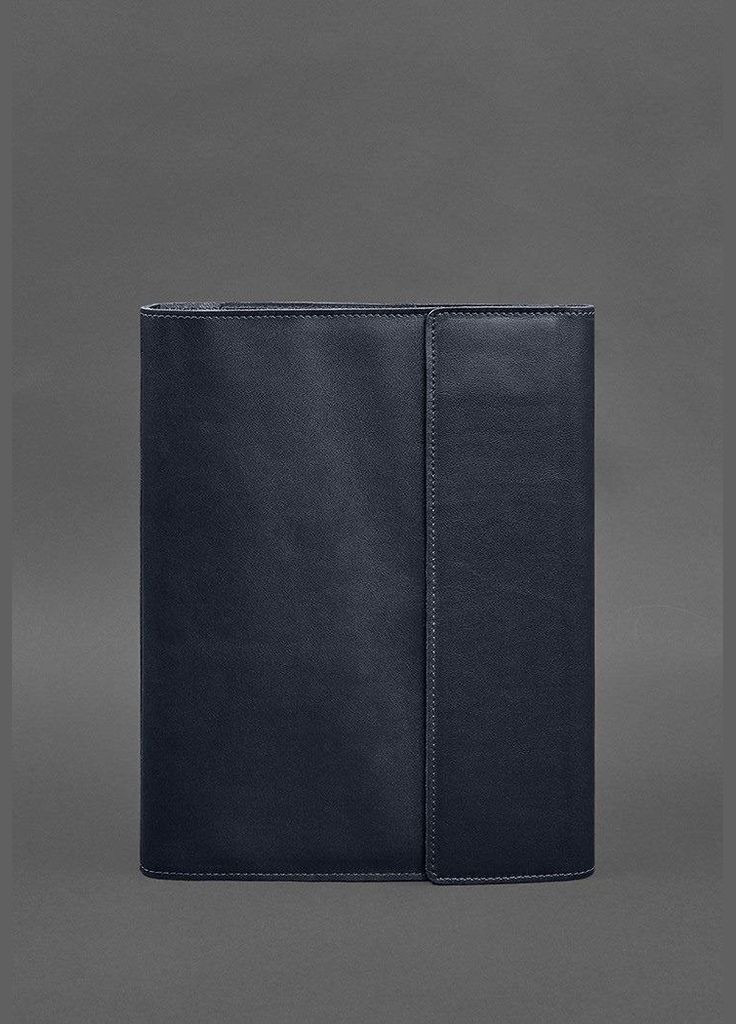 Шкіряна папка для документів "Сімейна" А4 Темно-синя (A-028547) BlankNote (330144445)