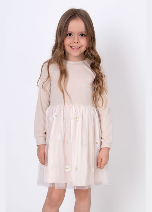 Бежевое платье для девочки Mevis (289727660)
