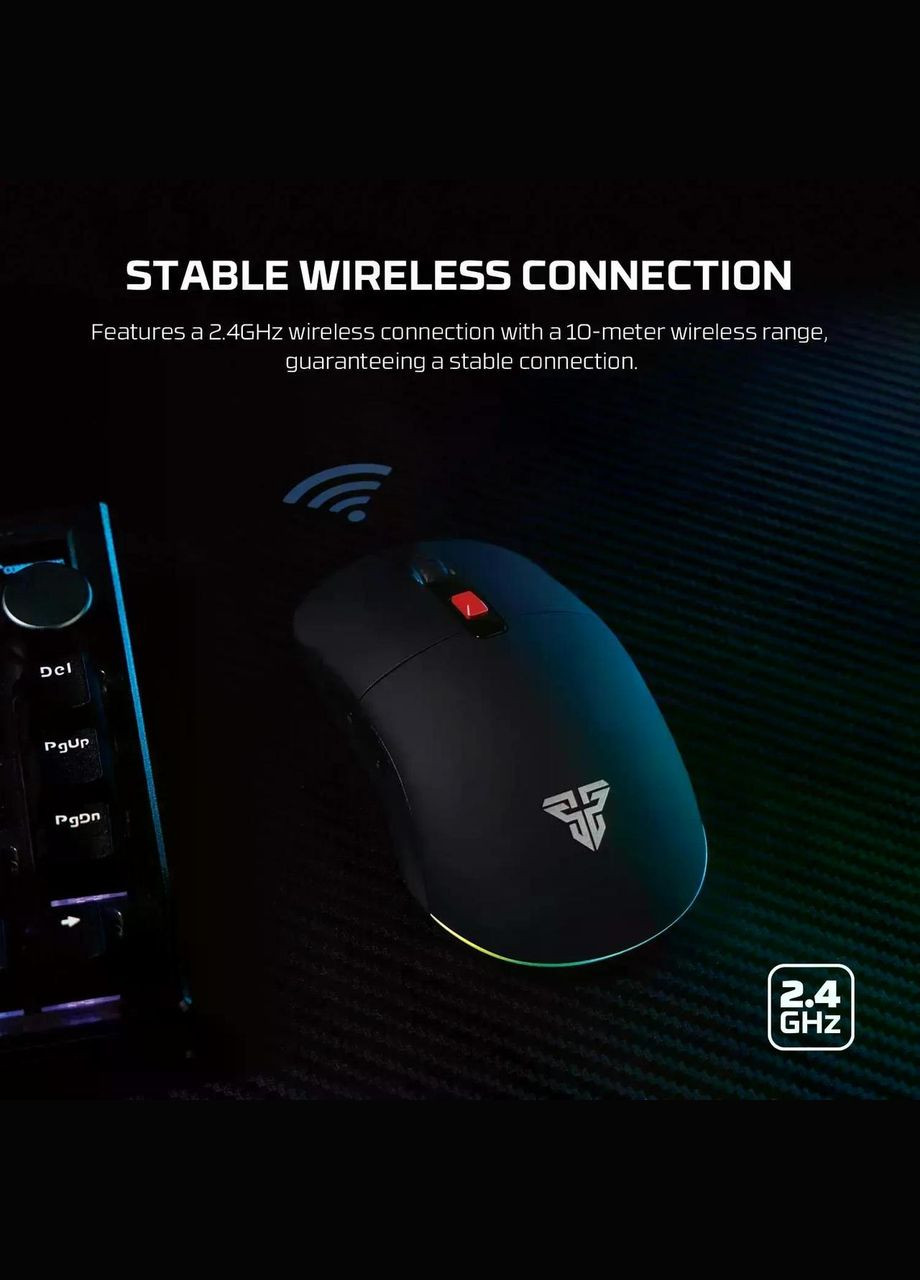 Игровая беспроводная компьютерная мышь WG9 Kanata USB 2.4G, 2000DPI с подсветкой,оптический сенсор Fantech (340935581)