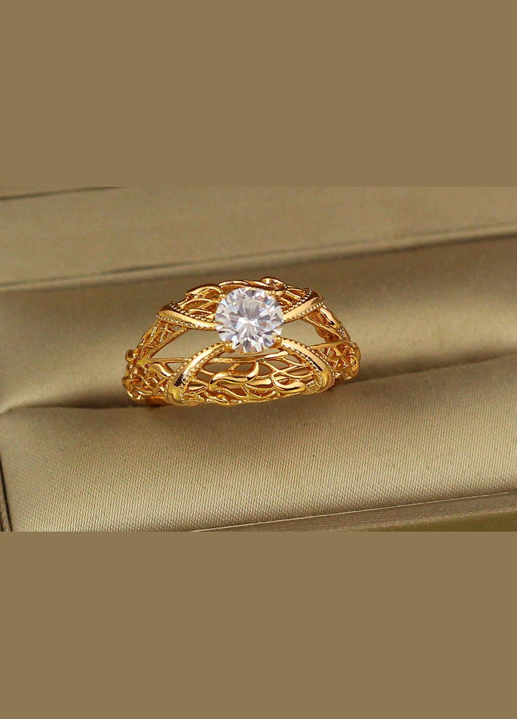 Кільце гротеск р золотисте Xuping Jewelry (347317278)