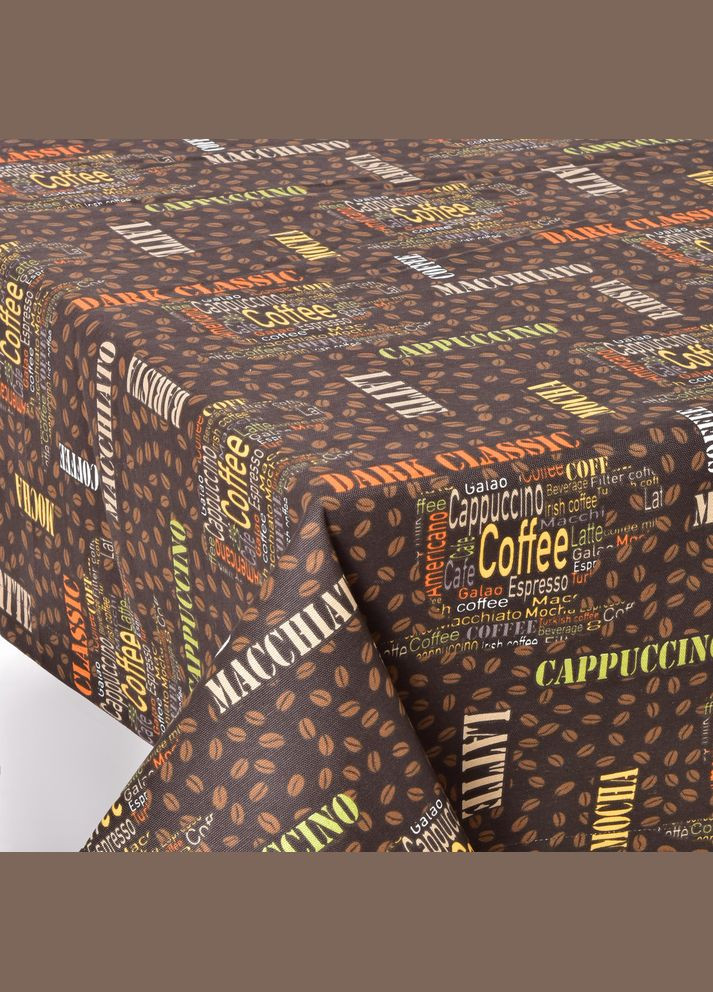 Скатертина 140х170 см з пляма і водовідштовхувальним просоченням бавовна кава IDEIA (334726740)