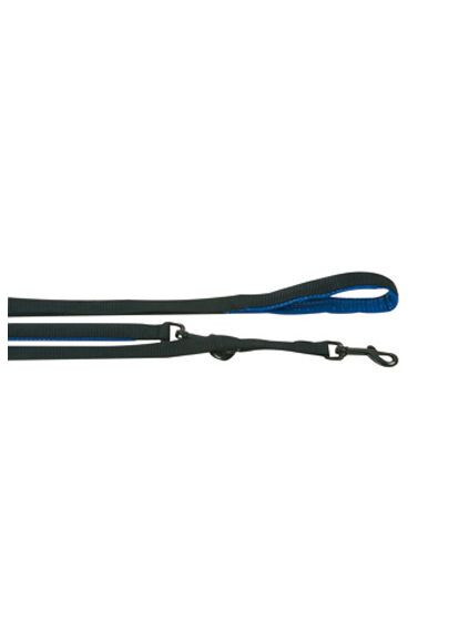 Поводокперестежка для собак Training Lead Soft Grip черно-синий. 2 м ш. 2 см (5400274724889) Flamingo (279562074)