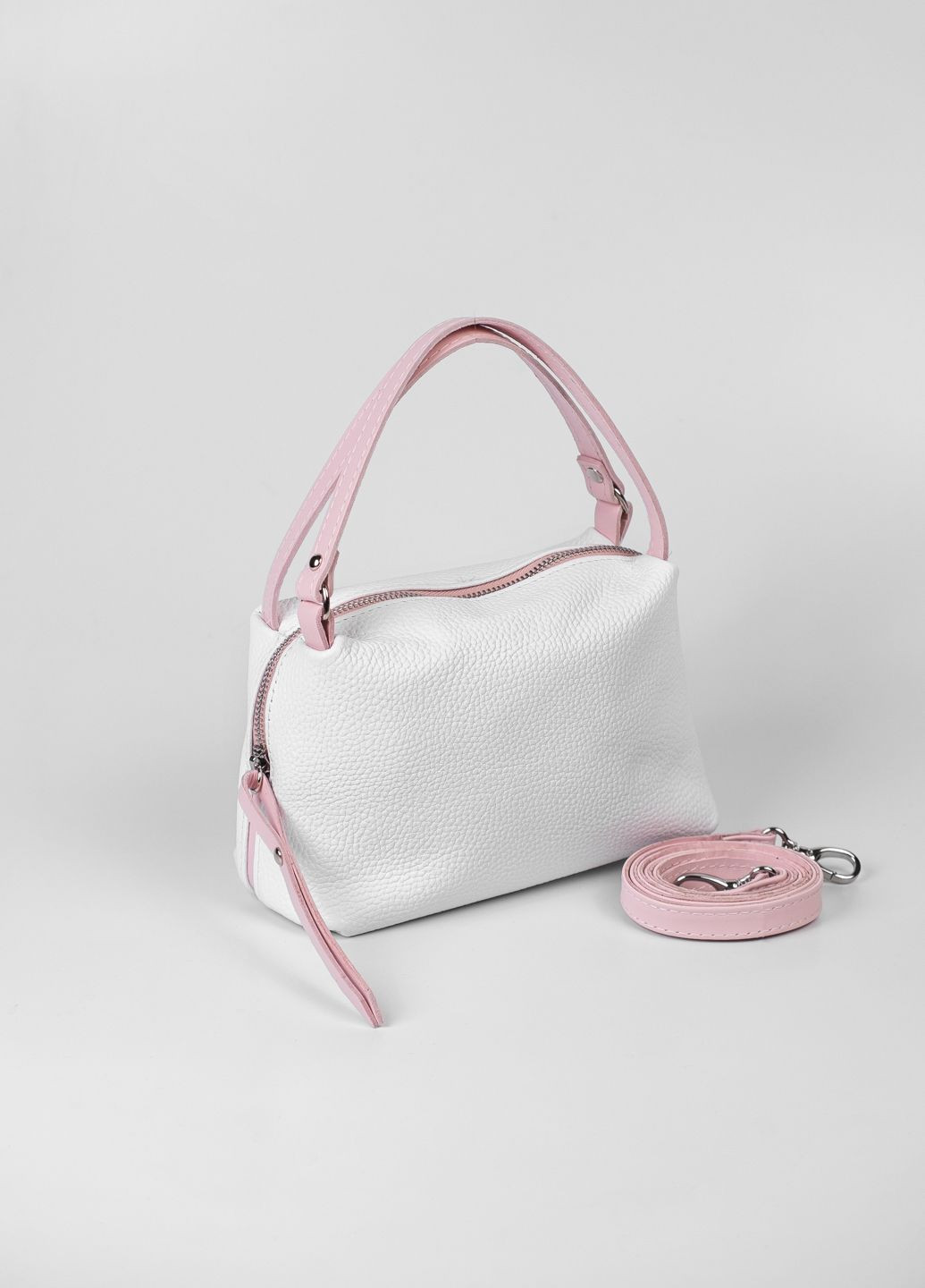 Сумка жіноча через плече біла дві ручки маленька шкіряна 1669 9181-150 ARTiS Bags Сумка (328083019)