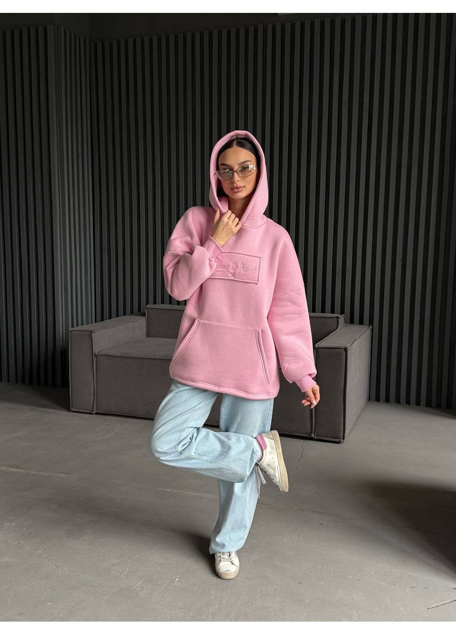 Стильное женское худое oversize с объемным капюшоном. No Brand (369135903)