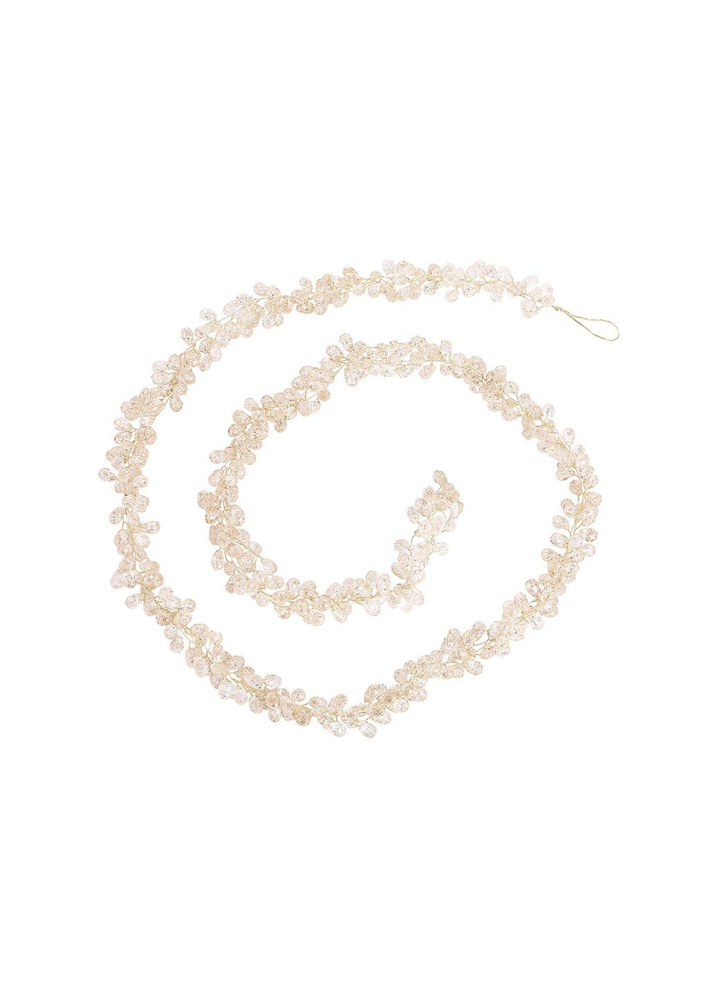 Гірлянда з акриловими бусинами у гліттері 144см, колір - золото Home Decor (360805040)