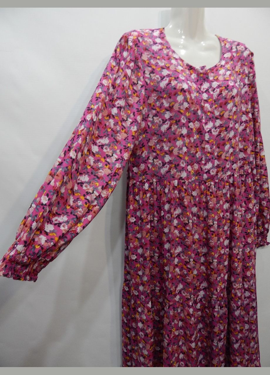 Розовое деловое летнее женское летнее платье oversize р.5052 008жс (только в указанном размере, только 1 шт.) Cortefiel