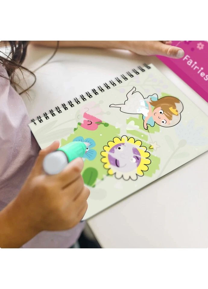 Набір водних розмальовок "Феї" з маркером для води 300312 DoDo Toys (392273200)