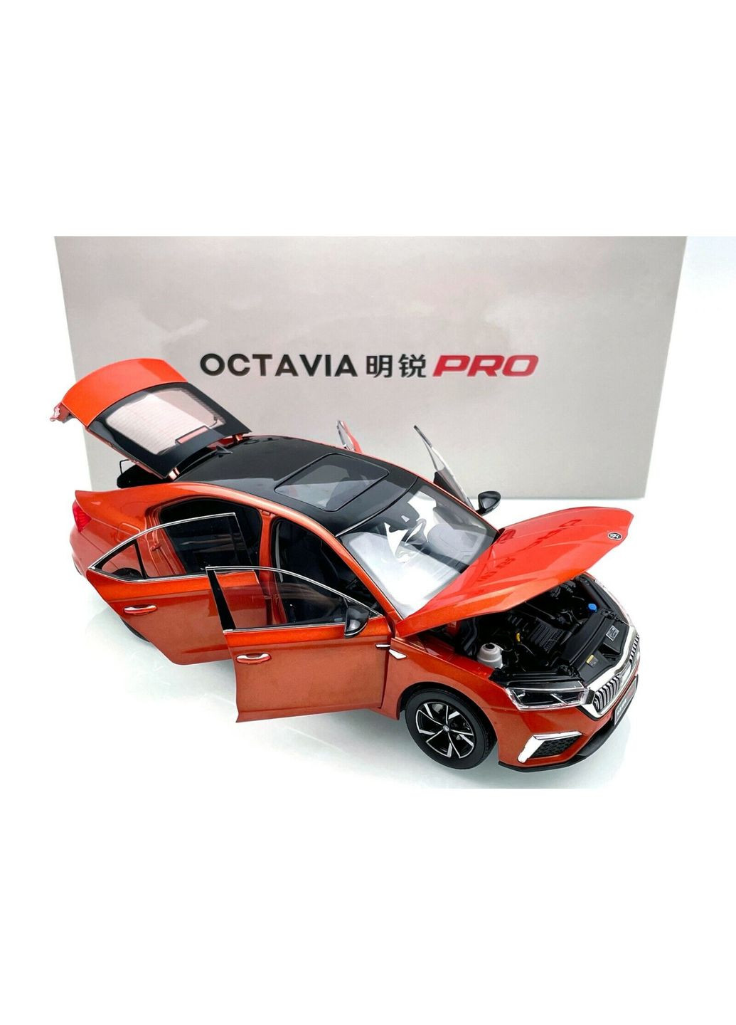 Модель Octavia PRO 2021 1:18 Оранжевая No Brand Skoda (315729452)