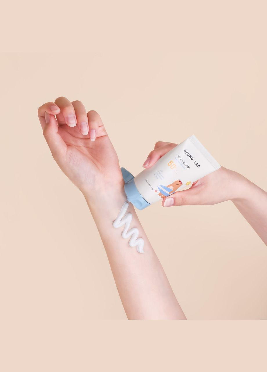 Дитячий сонцезахисний крем Baby Mild Sunscreen, 60 ml Round Lab (330028269)