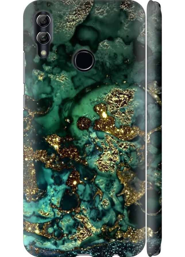 3D пластиковый матовый чехол 'Мрамор золото богатство' для Endorphone Huawei Honor 10 Lite (276395195)
