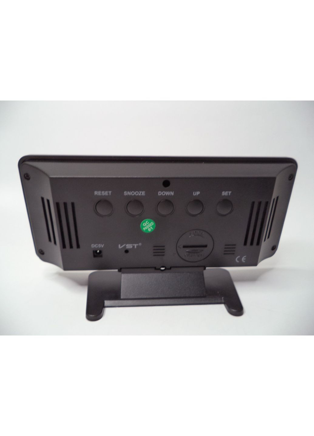 Годинник мережеві настільні + будильник + термометр + гігрометр 888Y USB DC5V, дзеркальні, зелені цифри VST (300001305)