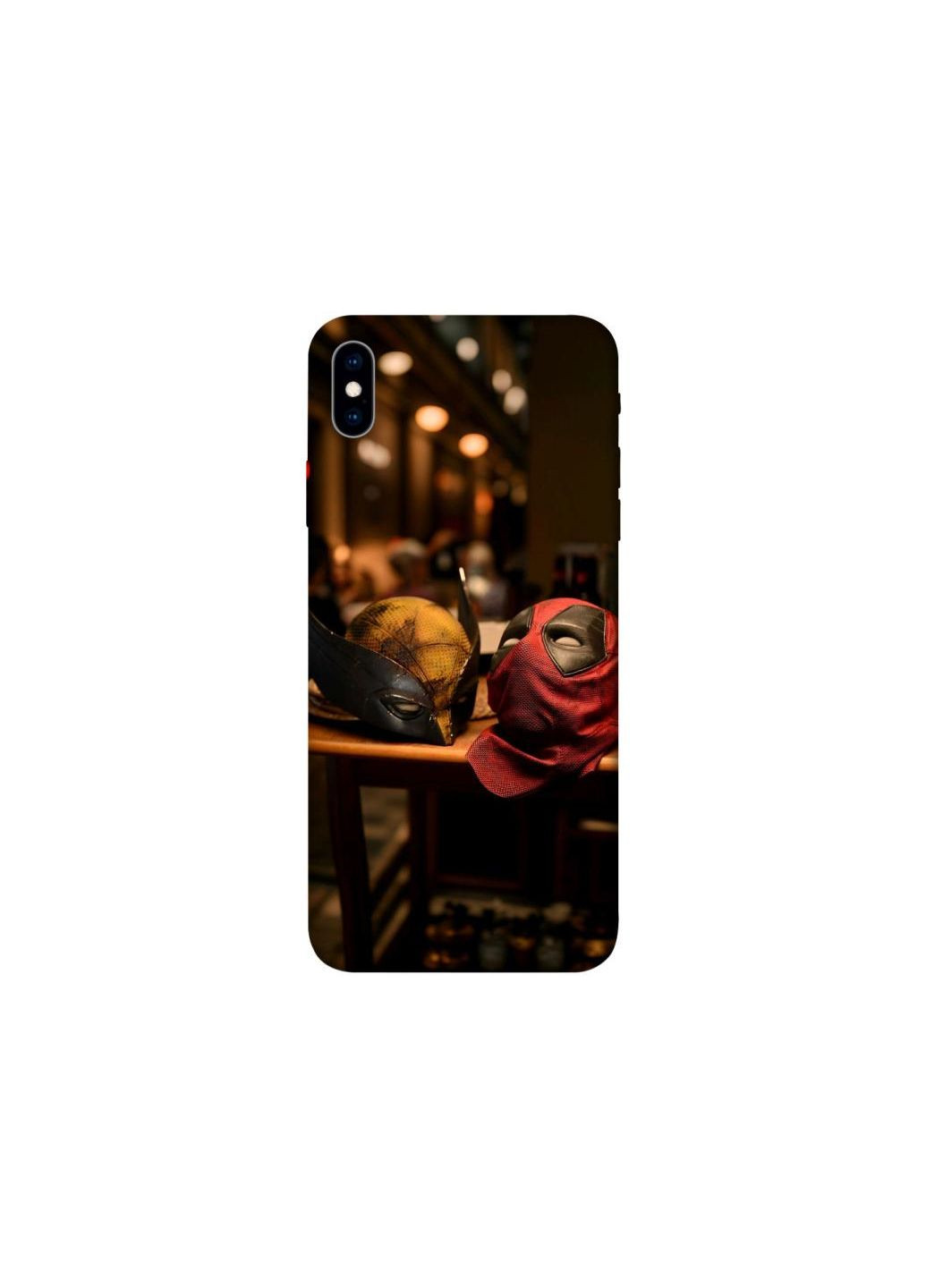 Чохол на Apple iPhone XS Max (6.5") deadpool wolverine Frontalka (349830203)