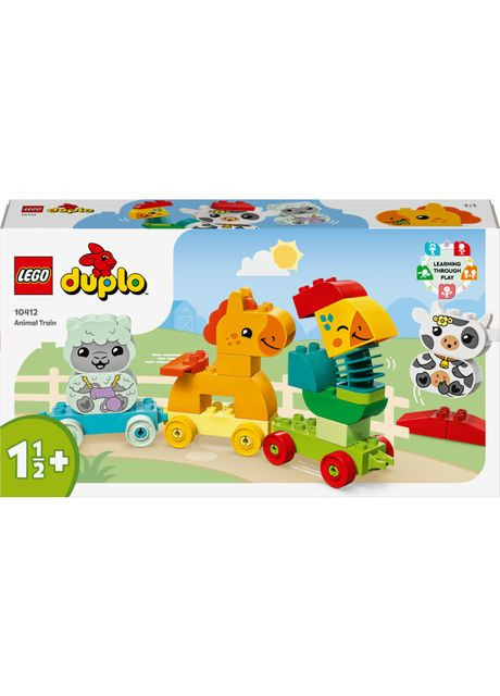 Конструктор DUPLO My First Поезд животных (10412) Lego (369939068)