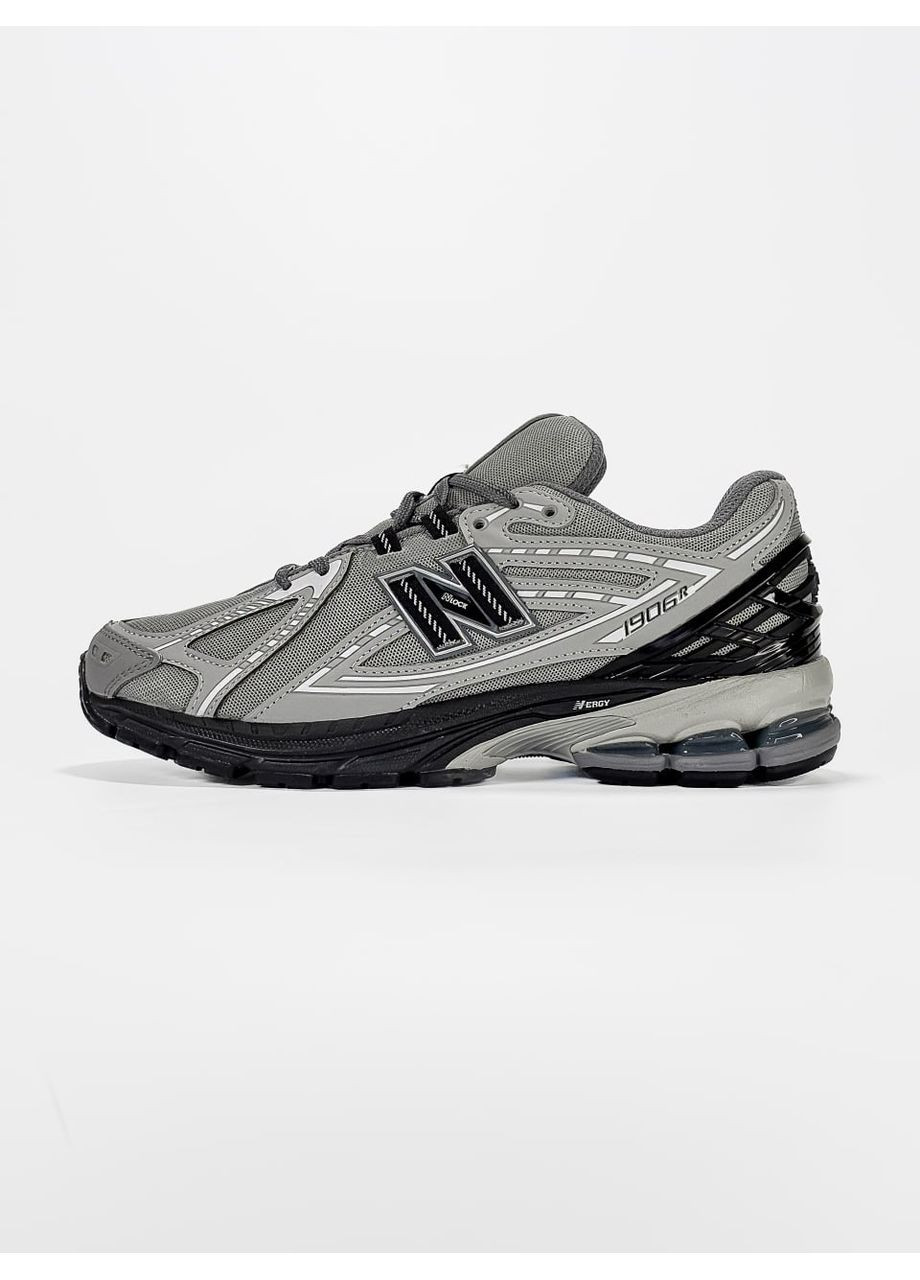 КРОССОВКИ ЖЕНСКИЕ NEW BALANCE 1906R GREY BLACK НЬЮ БЕЛАНС 1906R No Brand серые демисезоны (368854869)