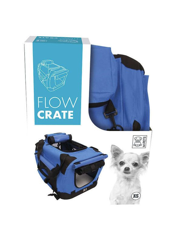 Складная сумка-переноска для собак и кошек Flow Crate 41х28х28 см (6953182729945) M-Pets (327391489)