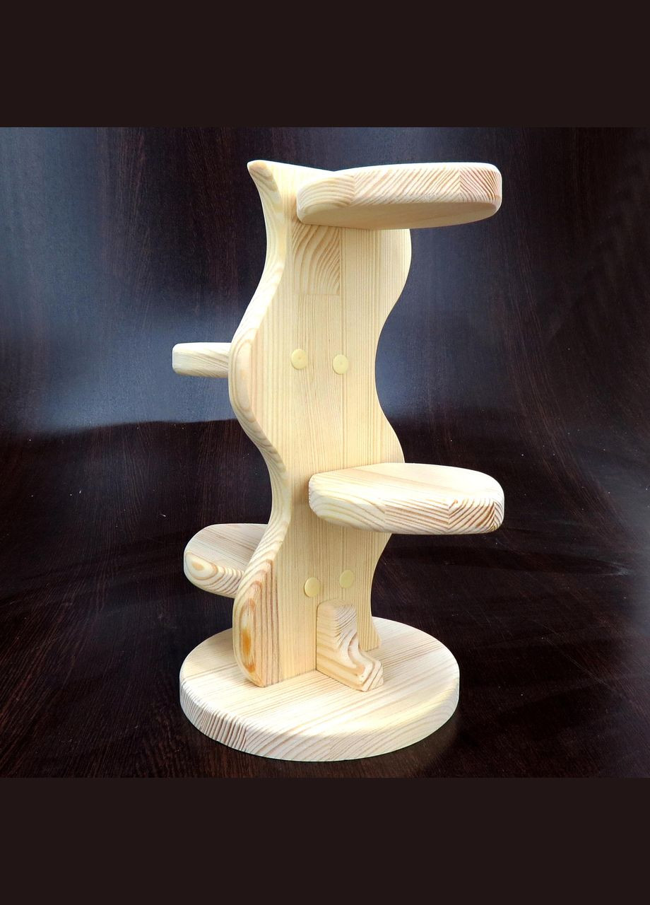 Подставка для десертов из дерева Марципан 4 бланже (КИП-400601) No Brand (327849192)