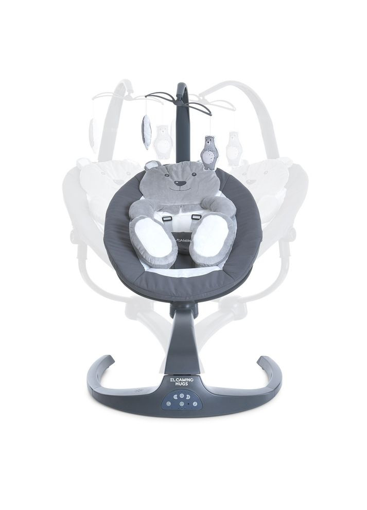 Заколисуючий центр з пультом, таймером, Bluetooth та 5 режимами гойдання El Camino (369127263)