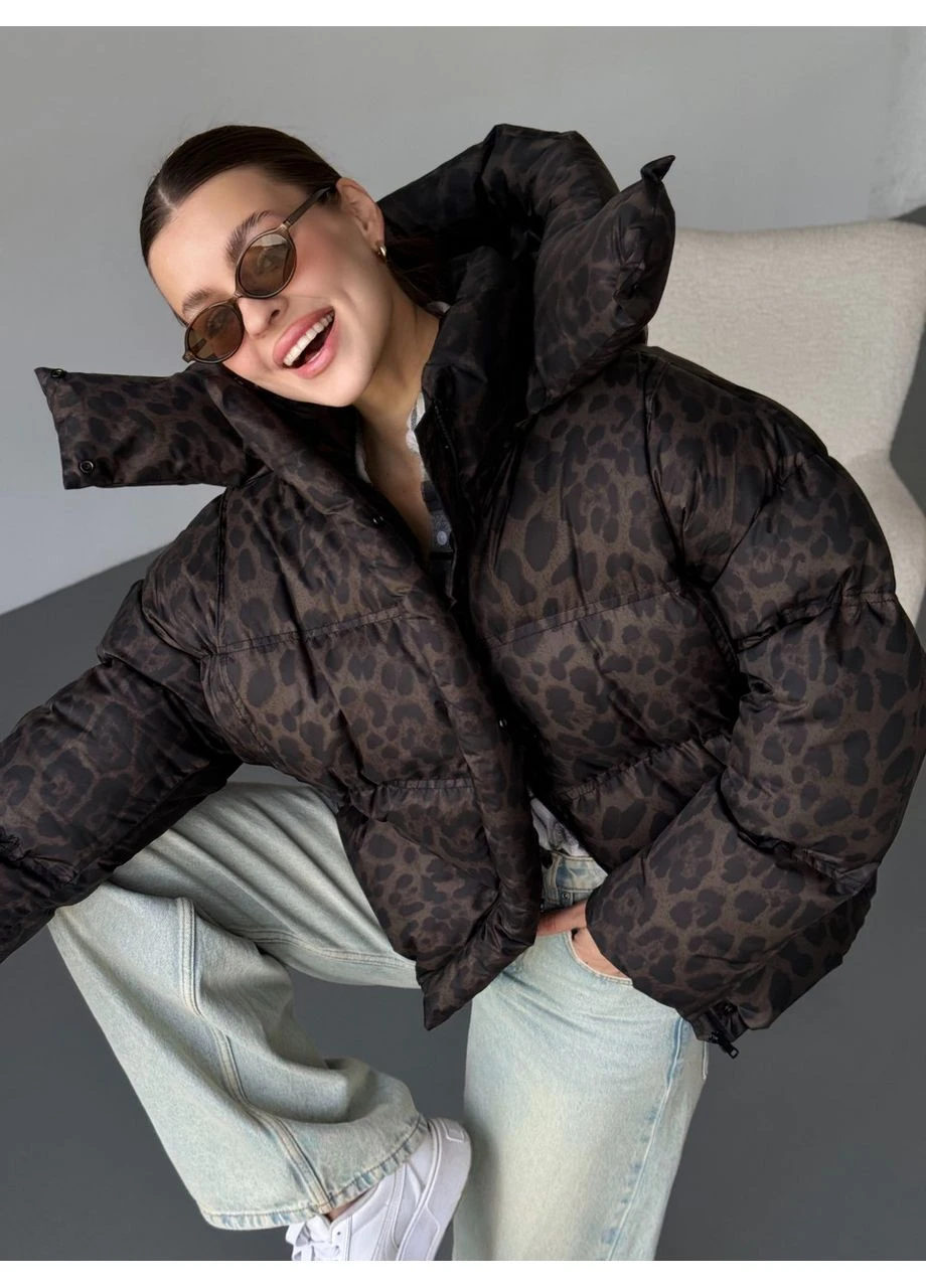 Женская куртка BUYBYME -Шоколад 3036 МИДИ No Brand (371923488)