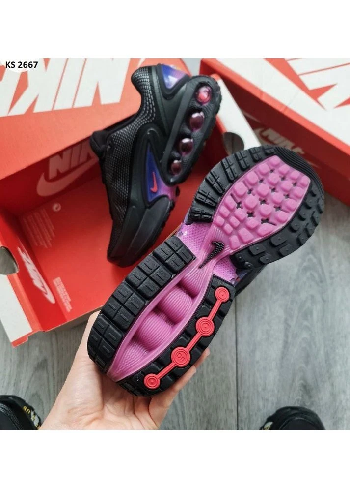 Черные летние кроссовки nike air max dn all night black purple найк аир макс дн No Brand
