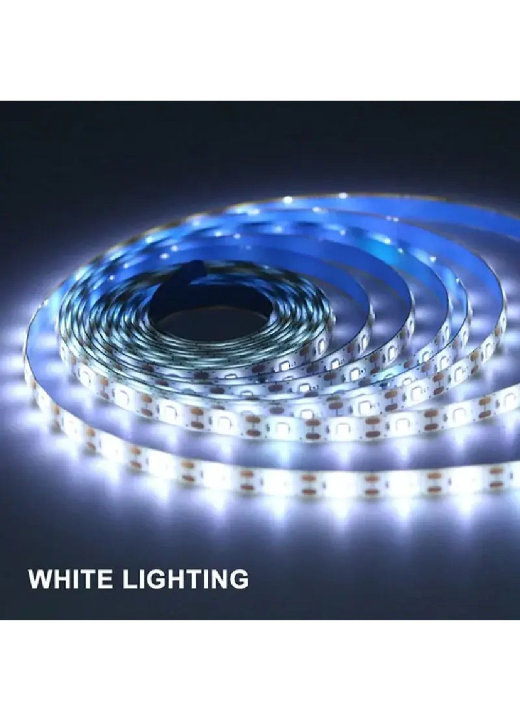 Гнучка світлодіодна стрічка із сенсором на помах руки для підсвічування кухні шаф полиць 1 м (477665-Prob) Білий 6000К Unbranded (298890434)