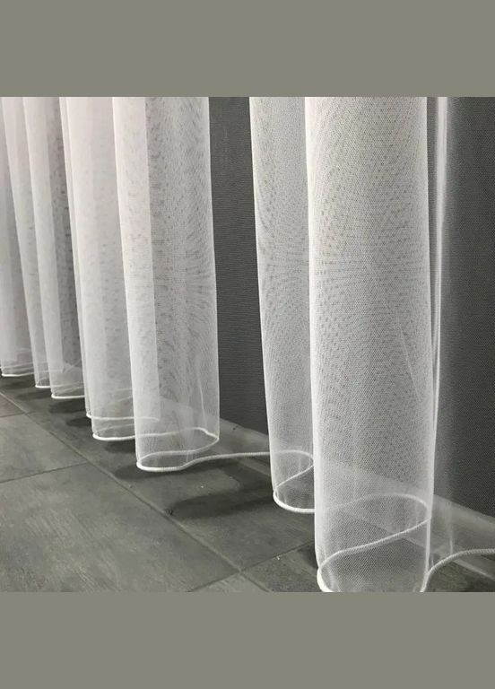 Тюль на люверсах из фатина белая и кремовая 500Х270 NOW BRAND (346058107)