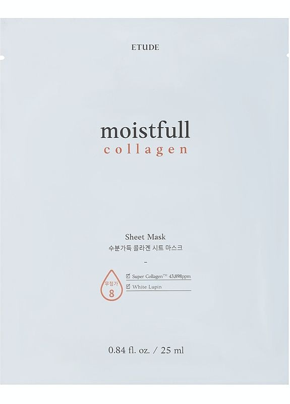 Увлажняющая тканевая маска с коллагеном House Collagen Moistfull Mask Sheet 25ml (2-712814) Etude (369790483)