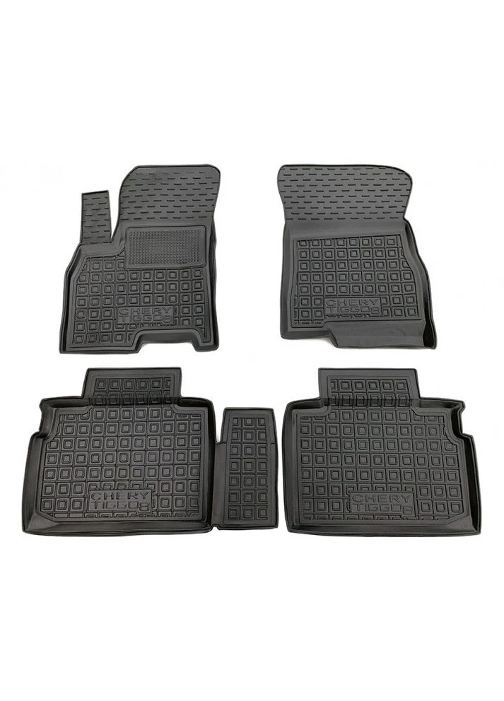 Килимки в салон для Chery 8 2018+/ Чері Тіго 8,, Чорні Avto-Gumm Tiggo (382118212)