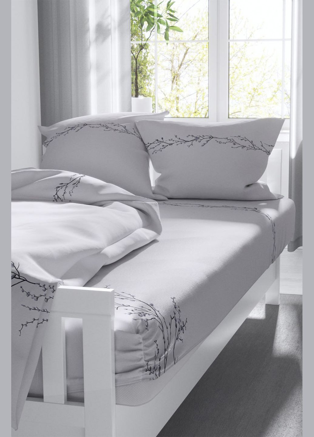 Постільна білизна “”, Двоспальна колір сірий ЦБ-00277742 Lelit (330573885)