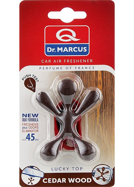 Ароматизатор воздуха для автомобиля "Кедровое дерево" Lucky Top Cedar Wood 23g (909387-35784) Dr. Marcus (365814231)