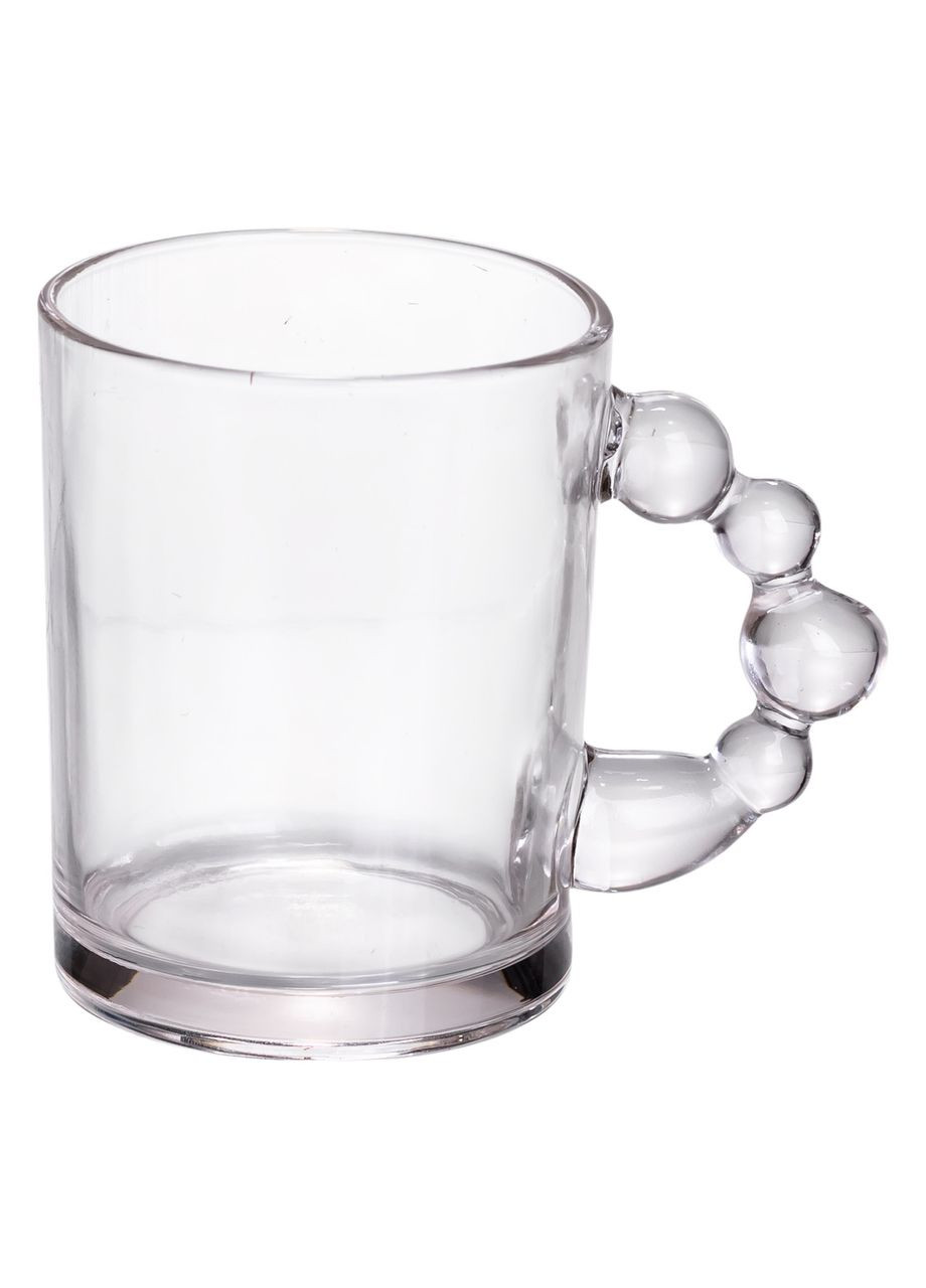 Набор чашек 6 шт для чая и кофе по 350 (мл) кружки стеклянные Прозрачные HP-19-ZD-1 (A-047518) Yiwu (370381818)
