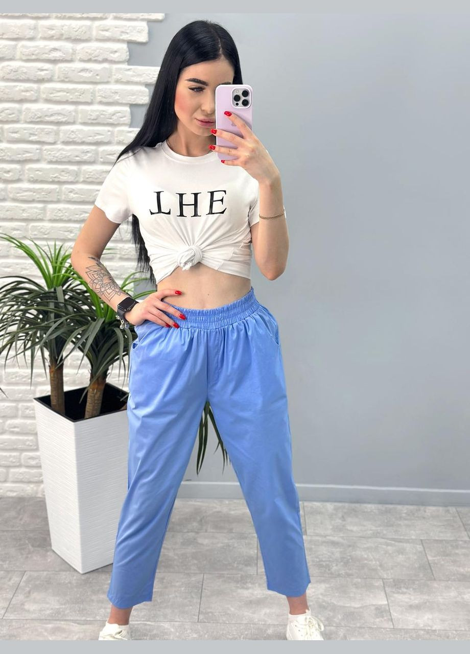 Літні штани з підворотом Fashion Girl (301474242)